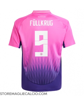 Germania Niclas Fullkrug #9 Maglia Gara Trasferta Repliche Europei 2024